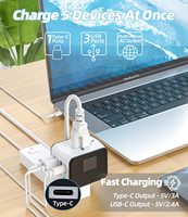 Adaptor Perjalanan Internasional USB Dengan Tipe C/Adaptor Perjalanan Universal