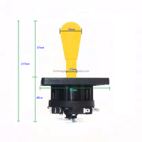 Pour la machine de grue d'arcade 8 couleurs manette de jeu d'arcade avec micro-interrupteurs 4 8 voies Style heureux bâton de combat