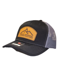 Gorra de Malla con Parche de Cuero y Logotipo Bordado Personalizado para Esquí, Rendimiento, Formal, para Papá, Béisbol