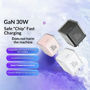 New PD 30W Transparent GaN Charger Fast Charging Power <b>Adapter</b> Compatible with iPhone 8 to 17 Series Mobile Phones - Product Image 5
