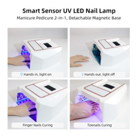 Lampe à ongles professionnelle personnalisée H37 126W 36 LED UV pour le séchage du vernis gel, idéale pour les salons de manucure et les studios de beauté