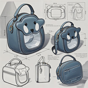 Forma personalizzata animale Ita <span class=keywords><strong>borsa</strong></span> Design la rana uccello e gattino it Bag da soli - Product Image 5