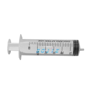 Inexpensive plastic ink absorber/syringe made in China with a capacity of 50ml for solvent printer