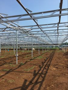 Estructura de Acero Galvanizado para Granjas Solares de 50kw, Suministro del Fabricante Líder, AS-AL-RC, Soporte de Montaje Solar Fotovoltaico Agrícola - Product Image 2
