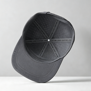 Gorra de Béisbol de 7 Paneles con Parche de Silicona PVC Premium con Logotipo Personalizado, Diseño Perforado con Corte Láser, Gorra Trucker Ligera e Impermeable para <span class=keywords><strong>Hombre</strong></span> - Product Image 6