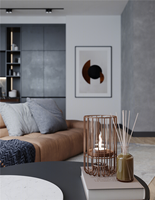 Conception d'intérieur d'hôtel 5 étoiles moderne, dessin CAO 2D et rendu 3D pour projet d'appartement