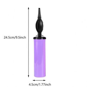 Mini pompe à <span class=keywords><strong>ballon</strong></span> manuelle à double <span class=keywords><strong>action</strong></span> portable pour ballons <span class=keywords><strong>de</strong></span> Noël Halloween Gonfleur manuel pour ballons - Product Image 2