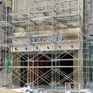 Inşaat ve bakım için galvaniz çok fonksiyonlu mobil iskele tahta eğim çerçeve dayanıklı iskele - Product Image 6