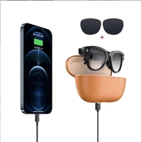 Nouvelles Lunettes Intelligentes SANVNET GS5 MAX AI 2026 avec Étui de Recharge, Caméra 8MP 4K, Lunettes de Soleil Intelligentes Wi-Fi avec Traduction Vidéo