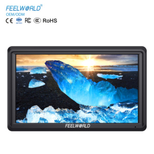 Monitor de Campo para Cámara DSLR FEELWORLD S55, Pantalla Táctil IPS FHD de 6 Pulgadas <span class=keywords><strong>con</strong></span> Auriculares Estéreo, Enfoque Peaking, Venta al por Mayor de Fábrica - Product Image 1