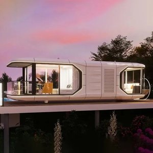 Casa Cápsula Inteligente Personalizable, Casa Contenedor Prefabricada, Estructura <span class=keywords><strong>de</strong></span> Acero, Fácil Instalación, Ideal para Hotel, Villa - Product Image 5