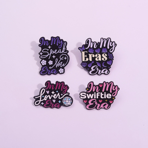 เข็มกลัดเคลือบรูปนักร้องเพลงป๊อปชื่อดังในคนรักของฉันข้อความเนื้อเพลงดิสโก้บอลเข็มกลัดโลหะปกเสื้อเป็นของขวัญสำหรับแฟนๆเพื่อน - Product Image 2