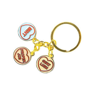 Llavero de Metal de Aleación de Zinc con Logotipo de Letras 2D Personalizado Promocional, Accesorio de Llaves Portátil de Moda de Alta Calidad, Artículo de Regalo - Product Image 4