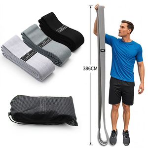 extra Long 76 Inches Long Heavy Fabric Resistance <b>Bands</b> 60/90/150LBS Non Slip Durable Exercise <b>Bands</b> Stretching Pull Strap - Product Image 1
