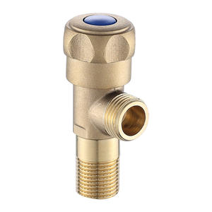 Robinet d'angle en laiton Morning Dew 15 mm, une entrée, une sortie, pour le contrôle de l'eau des chauffe-eau et des toilettes, eau chaude et froide - Product Image 4