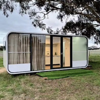 Maison préfabriquée Apple Cabin House Homestay Maison préfabriquée de luxe à structure métallique Maison Apple Cabin House Space Capsule Tiny Hotel Maisons mobiles