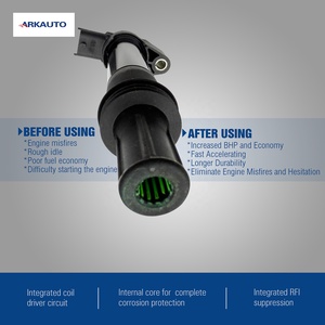 Pacco bobina di accensione ARKAUTO 9671214580 per CITROEN C1 C4 C3 DS3 C-ELYSEE <span class=keywords><strong>OPEL</strong></span> <span class=keywords><strong>Corsa</strong></span> F PEUGEOT 208 301 108 <span class=keywords><strong>2008</strong></span> 1.0 1.2 L3 - Product Image 3