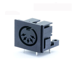 Circular Din Jack Connector 2/3/4/5/6/7/8/9/10/11/12/<b>13</b> <b>Pins</b> Contact Cores DS-Series Female Mini Din <b>Socket</b> Jack Din Connector - Product Image 5
