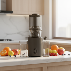 Exprimidor y <span class=keywords><strong>Licuadora</strong></span> Eléctrica Automática de Gran Calibre ABS con Capacidad de 1L, Exprimidor Lento Portátil para Uso Doméstico, al Aire Libre y en Autocaravanas - Product Image 4