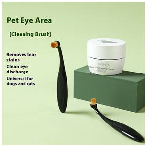แปรงกำจัดคราบสกปรกสำหรับสุนัขและแมวตาสกปรกอุปกรณ์อาบน้ำและสัตว์เลี้ยงข้ามพรมแดนเป็นมิตรกับสิ่งแวดล้อม - Product Image 4
