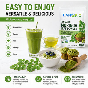 Extrait <span class=keywords><strong>de</strong></span> <span class=keywords><strong>feuille</strong></span> <span class=keywords><strong>de</strong></span> <span class=keywords><strong>Moringa</strong></span> <span class=keywords><strong>en</strong></span> vrac <span class=keywords><strong>en</strong></span> gros OEM, Poudre <span class=keywords><strong>de</strong></span> <span class=keywords><strong>Moringa</strong></span> pure naturelle biologique 1kg, Prix compétitif - Product Image 4