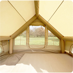 Glamping-tienda de campaña inflable al aire libre, toldo portátil <span class=keywords><strong>con</strong></span> campana de tubo de aire, Ajuste rápido, forma de cabaña, tienda de aire para <span class=keywords><strong>la</strong></span> familia - Product Image 3