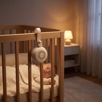 Machine à bruit blanc pour bébé OEM ODM HSD8041A ABS+Tissu, avec personnalisation de marque, thérapie par lumière rouge, enregistrement et fabrication en marque blanche