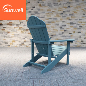 เฟอร์นิเจอร์สวนทุกสภาพอากาศ ไม้กันน้ำ เก้าอี้อาดิรอนแด็ค สำหรับรับประทานอาหารกลางแจ้ง ชายหาด โรงแรม และสวน - Product Image 3