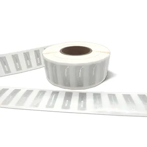 Waterproof Customized Size 13.56mhz ISO1443A Rfid Tag FM11RF08 Chip Programmable HF Wet Inlay White Label In Roll Paper