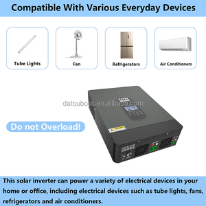 EU USA <span class=keywords><strong>PL</strong></span> Lager Nr. STEUER 3KW 24V DC 220/230V AC Reiner Sinus-Solar wechsel richter Doppel-MPPT-Ein/Aus-Netz-Solar-Hybrid-Wechsel richter - Product Image 5