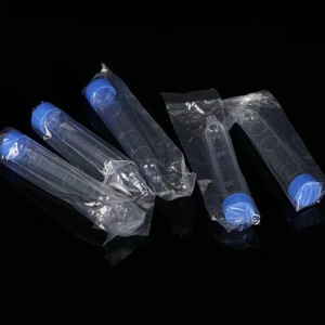 Tube à essai jetable pour sédiments urinaires 12 ml en plastique avec bouchon bleu pour tests médicaux - Product Image 3