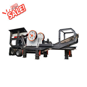 High Efficiency Mobile Jaw Crusher with Vibrating <b>Feeder</b> for Construction and <b>Mining</b> - Product Image 2