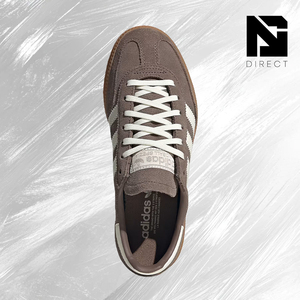 Adidas Handball Spezial 'Earth Strata Off White' รองเท้าผ้าใบลายทางแบบผูกเชือกทรงกลม ระบายอากาศได้ดี รองเท้าสเก็ตบอร์ดลำลอง - Product Image 4
