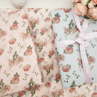 Kertas Tisu Warna Kustom untuk Pembungkus Buket Bunga, Kemasan Kusut Ramah Lingkungan, Pelapis Dalam, Pembungkus Kado, Florist 50x70cm