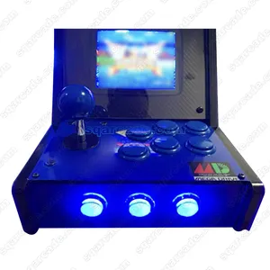 5.5 Inch CRT MD3 Original Host Arcade Table Game Console 2 People Portable Small Classic Cocktail Arcade Video Game Console