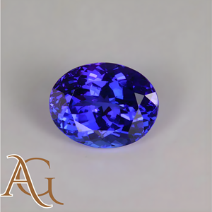 Phòng thí nghiệm phát triển Tanzanite hình bầu dục mặt Loose đá quý đối với trang sức làm màu xanh tạo ra Corundum 8x10 10x12mm chứng nhận - Product Image 4