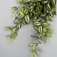Décoration de mariage style Mori, verdure artificielle imprimée en 3D, suspensions murales, accents pour cadre de porte et entrée, fausses fleurs, fougère à yeux violets