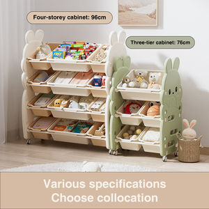 Tủ đồ chơi nhựa giá rẻ cho trẻ em, nội thất nhà trẻ, tổ chức đồ chơi, tủ đựng đồ trẻ em - Product Image 4
