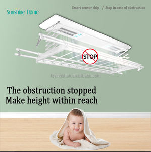 OEM Chambre à coucher Aluminium enfant pliant bébé cintre étendoir support pour suspendre les vêtements - Product Image 5