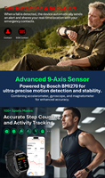 VALDUS 2026 Montre connectée intelligente avec logo personnalisé ODM/OEM, marque privée, électronique intelligente, AMOLED, surveillance de la fréquence cardiaque ECG, IP68, CARDIGO GPS