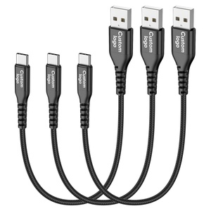 Cable de datos USB a Tipo-C SUNGUY de DE Warehouse, cable de carga rápida personalizable, cable de carga USB-C, cargador de teléfono - Product Image 1