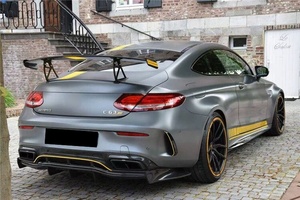 ขอบกันชนหลังรถคาร์บอนไฟเบอร์สไตล์ PSM สำหรับ <span class=keywords><strong>Mercedes</strong></span> Benz C63 W205รถเก๋ง2ประตู - Product Image 6