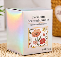 Boîte d'emballage rigide personnalisée en carton ondulé recyclable avec logo doré pour diffuseur de roseaux, boîte cadeau de luxe en papier blanc pour la maison, vente en gros