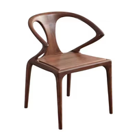 Chaise de salle à manger minimaliste en bois massif de style japonais et chinois pour bureau à domicile, hôtel, cuisine, meubles de table d'étude