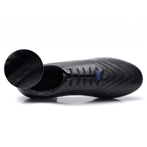 Zapatos de Baile Latino para Hombre, de Piel Vacuna, Zapatos de Baile Moderno de Tacón Bajo, Zapatos de Baile de Salón para Entrenamiento, Tallas 39-45 - Product Image 4