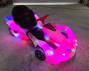 Voiture tamponneuse électrique <span class=keywords><strong>Captain</strong></span> America à LED RGB, adorable voiturette pour enfants pour les marchés nocturnes, les places et les parcs - Product Image 1