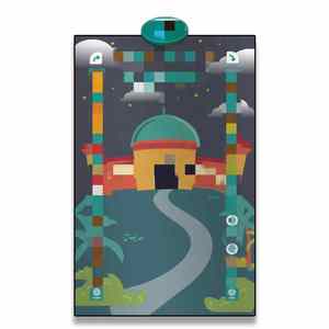 Tapis de prière intelligent islamique, tapis d'apprentissage de la prière musulmane <span class=keywords><strong>pour</strong></span> enfants et adultes, tapis islamique interactif avec prise en charge de 15 langues - Product Image 5
