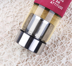 Khuyến Mãi BPA Free Thủy Tinh Xách Tay Thể Thao Niềm Vui Và Shaker Chai Nước Trà Infuser Với Bộ Trà - Product Image 3