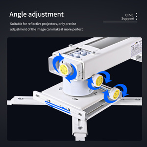 Support mural réglable pour projecteur laser à ultra courte focale <span class=keywords><strong>Cine</strong></span>, support de projecteur UST, capacité de charge de 30 kg, modèle Z154 - Product Image 3