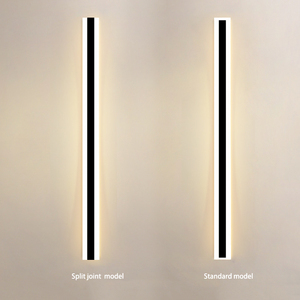 Phụ Kiện Đèn Tường Tuyến Tính Bằng Thép Không Gỉ Đèn Treo Tường Trong Nhà Ngoài Trời Đèn Chiếu Sáng Đường Ngoại Thất Đèn Tuyến Tính Acrylic IP65 - Product Image 3